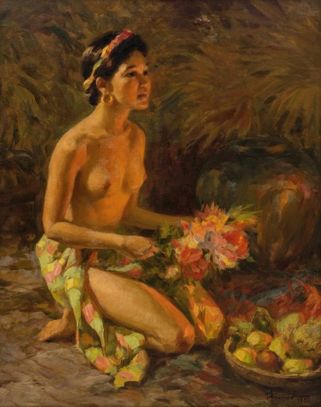 fernando amorsolo seated nude Sex my wife